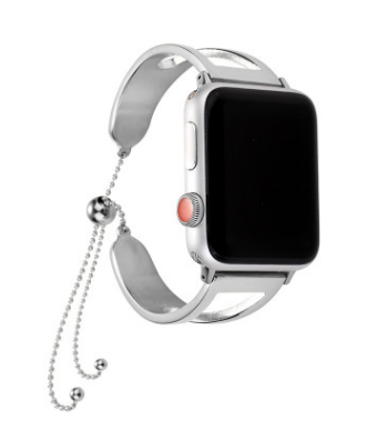 Compatible con Apple, correas ajustables de acero inoxidable para el reloj / serie iWatch 3 2 1 (38 mm/42 mm)