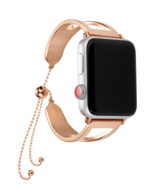 Compatible con Apple, correas ajustables de acero inoxidable para el reloj / serie iWatch 3 2 1 (38 mm/42 mm)