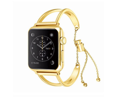 Compatible con Apple, correas ajustables de acero inoxidable para el reloj / serie iWatch 3 2 1 (38 mm/42 mm)