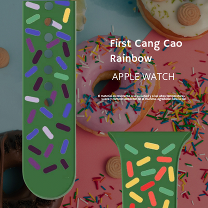 Cake , correa de silicona virutas para apple watch