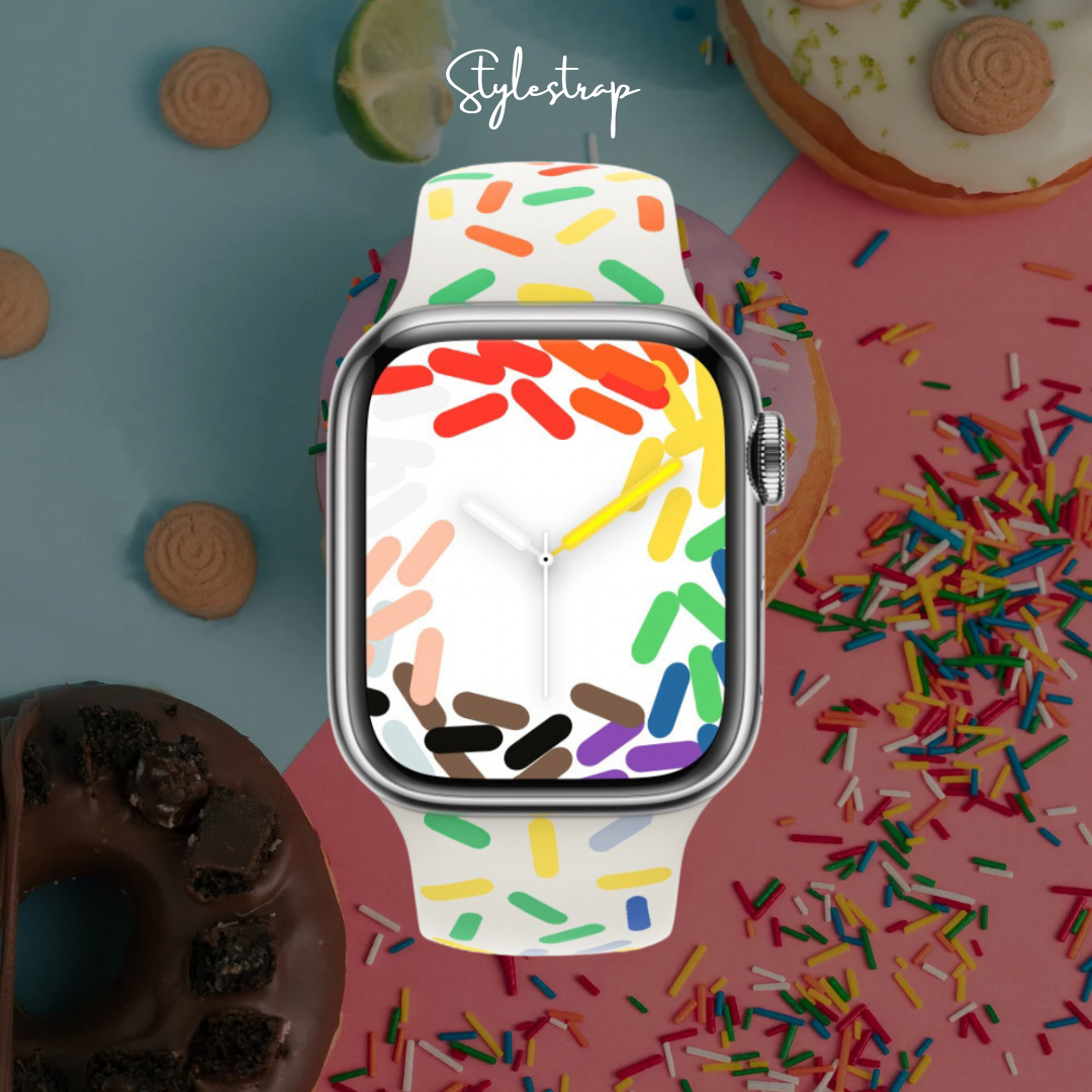 Cake , correa de silicona virutas para apple watch