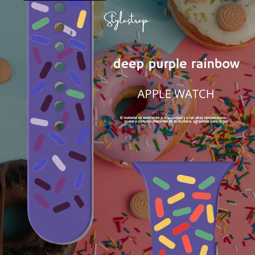 Cake , correa de silicona virutas para apple watch