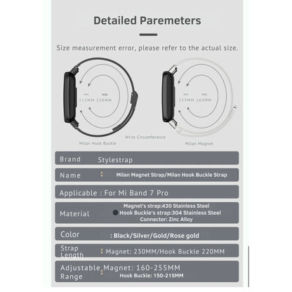 Correa para xiaomi band pro 7